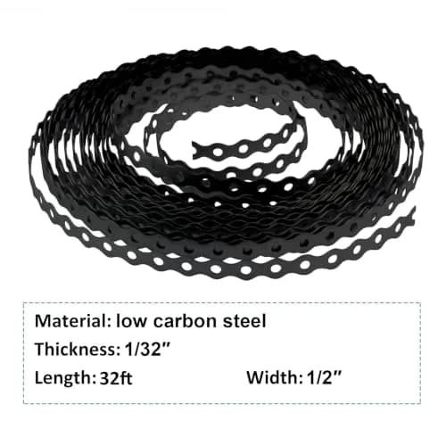 Mountain_ARK Cargo Strap 32 ft x 1/2" | Heavy Duty Steel Pipe Coil Strap thumbnail 2