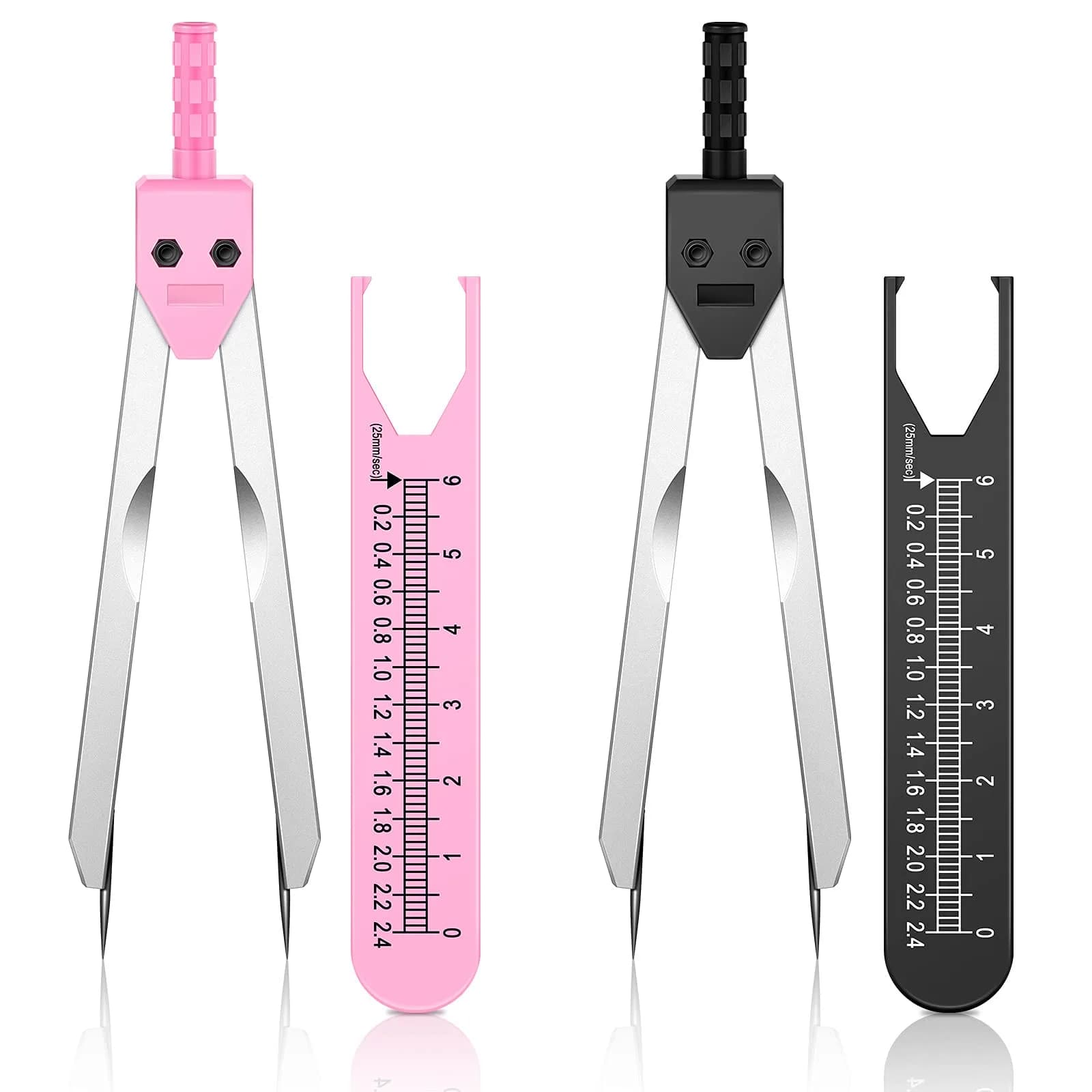 Frienda Blue EKG Calipers with Ruler | 18 cm (7.05 Inch) Stainless Steel Medical Tool — 7.05 Inch
