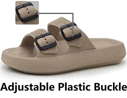 Weweya Non Slip Shower Shoe for Men Khaki Size 12-13 | Waterproof, Quick Drying, Comfortable thumbnail 3