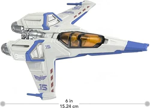 Mattel Disney Pixar Lightyear Hyperspeed Series Buzz Lightyear & XL-15 Spaceship Toy Set | Ages 4+ | 15.24cm (6in) Vehicle thumbnail 3