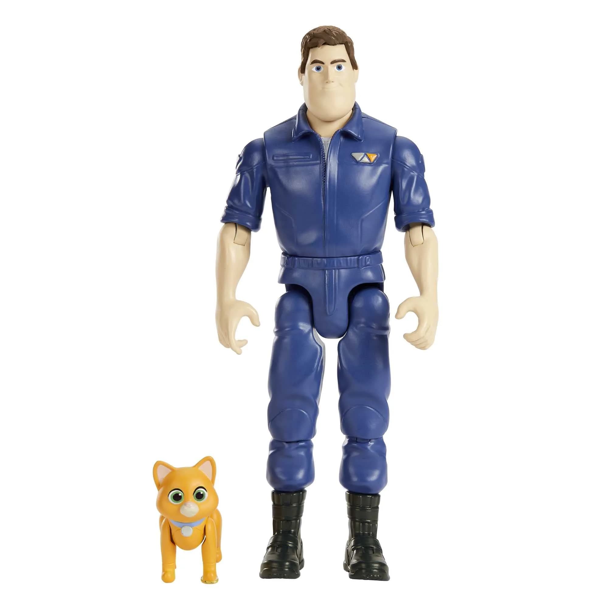 Mattel Disney Pixar Lightyear Buzz Lightyear Action Figure with Sox 5-in Scale | 12 Articulation Points