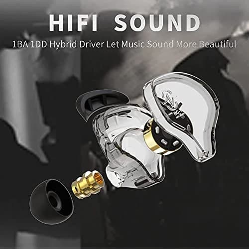 YINYOO CCZ Melody Wired In-Ear Gaming Earbuds with Mic | 1.2m Detachable Cable, 16 Ohm Impedance thumbnail 5