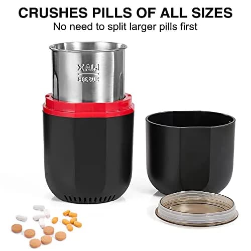 AUSSNICE Electric Pill Crusher Grinder 0.67 kg (1.48 lb) | for Elderly thumbnail 5