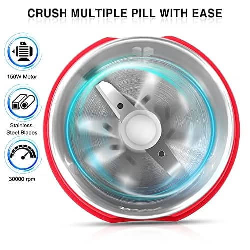 AUSSNICE Electric Pill Crusher Grinder 0.67 kg (1.48 lb) | for Elderly thumbnail 4