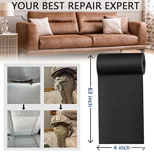 YAFLC Self Adhesive Leather Repair Patch 10cmx60cm | Waterproof, Durable & Easy to Use thumbnail 6