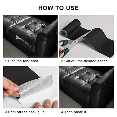 YAFLC Self Adhesive Leather Repair Patch 10cmx60cm | Waterproof, Durable & Easy to Use thumbnail 3