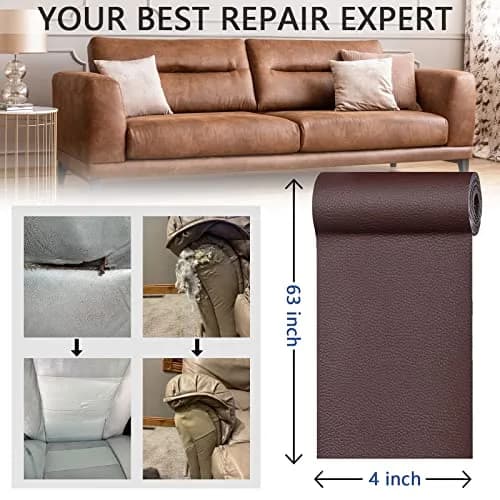 YAFLC Self Adhesive Leather Repair Patch 10cmx60cm | Waterproof, Durable & Easy to Use thumbnail 6