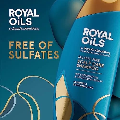 Head & Shoulders Royal Oils Moisturizing Shampoo 379ml (12.8 fl oz) | Sulfate-Free Anti-Dandruff for Curly & Coily Hair thumbnail 4