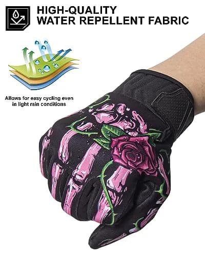 RIGWARL Winter Gloves for Cold Weather, Rose Skeleton, Large (24.5 cm x 14.5 cm x 4.2 cm) | Touchscreen & Waterproof thumbnail 5