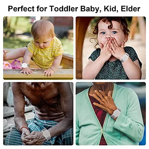 Qonuiy Kids Wristband Compatible with Apple AirTag 18cm | Adjustable Nylon GPS Tracker Band for Toddler & Elder thumbnail 6