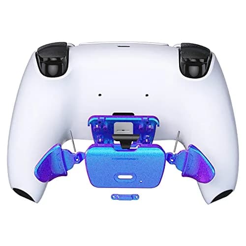 eXtremeRate Chameleon Purple Blue Replacement Back Button Housing for PS5 Controller RISE Remap Kit | Compatible with RISE Remap Kit thumbnail 4
