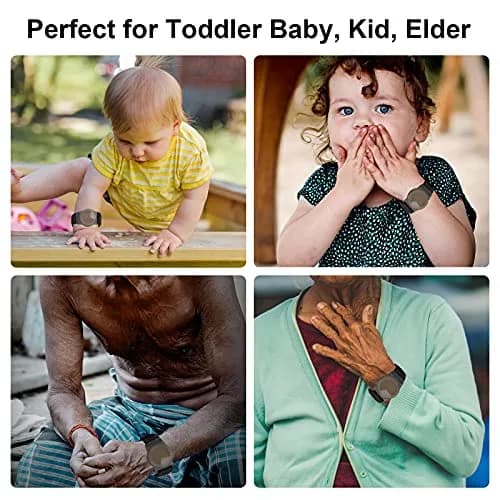 Qonuiy Kids Wristband Compatible with Apple AirTag 18cm | Adjustable Nylon GPS Tracker Band for Toddler & Elder thumbnail 6
