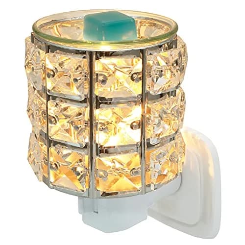DRQ Crystal Wax Warmer Plug-in Scented Melt Warmer for Home, Kitchen, Living Room | Artistic, Safe, Easy to Use thumbnail 1