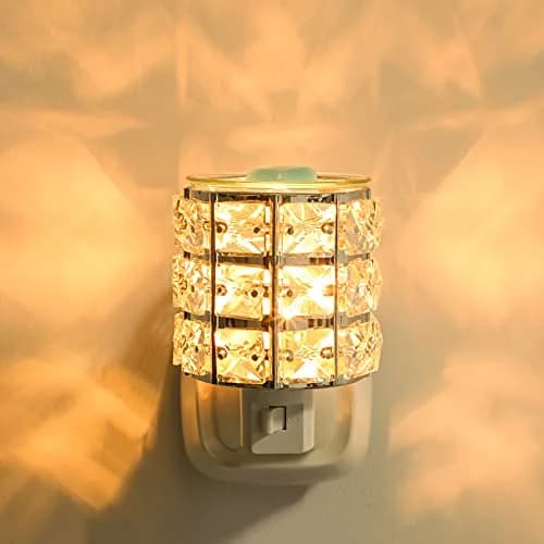 DRQ Crystal Wax Warmer Plug-in Scented Melt Warmer for Home, Kitchen, Living Room | Artistic, Safe, Easy to Use thumbnail 6