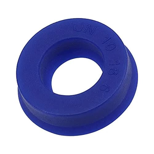 MECCANIXITY UN Radial Shaft Seal 10mm ID x 18mm OD x 6mm Width PU Oil Seal, Blue Pack of 5 | Y-Shape Mechanical Seal for Piston Rods thumbnail 1