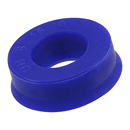 MECCANIXITY UN Radial Shaft Seal 8mm ID x 16mm OD x 6mm Width PU Oil Seal, Blue Pack of 5 | High Pressure Rotary Shaft Seals thumbnail 1