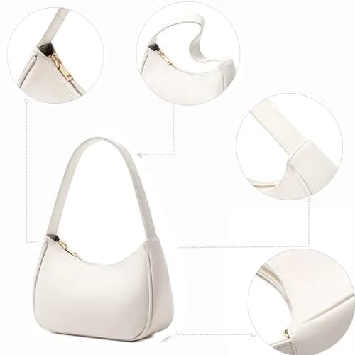 CYHTWSDJ Cute Hobo Tote Handbag Mini Clutch Purse with Zipper Closure, 25.9 cm (10.2") x 17 cm (6.7") x 9.9 cm (3.9") | Stylish Vegan Leather Shoulder Bag for Women thumbnail 8
