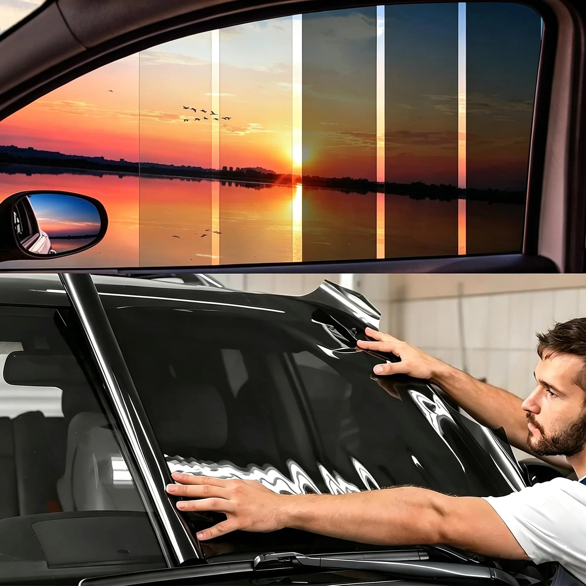TOYOCO Nano Ceramic Car Window Tint Film Roll 5% VLT 61cm x 4.57m (24 in x 15 ft) | Heat Rejection & UV Protection - main product image
