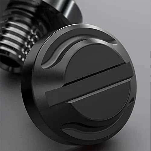 AVERZELLA Black CNC Motorcycle Mirror Hole Plugs Screws Bolts M10x1.25 (4-Pack, 2 Regular + 2 Reverse) thumbnail 7