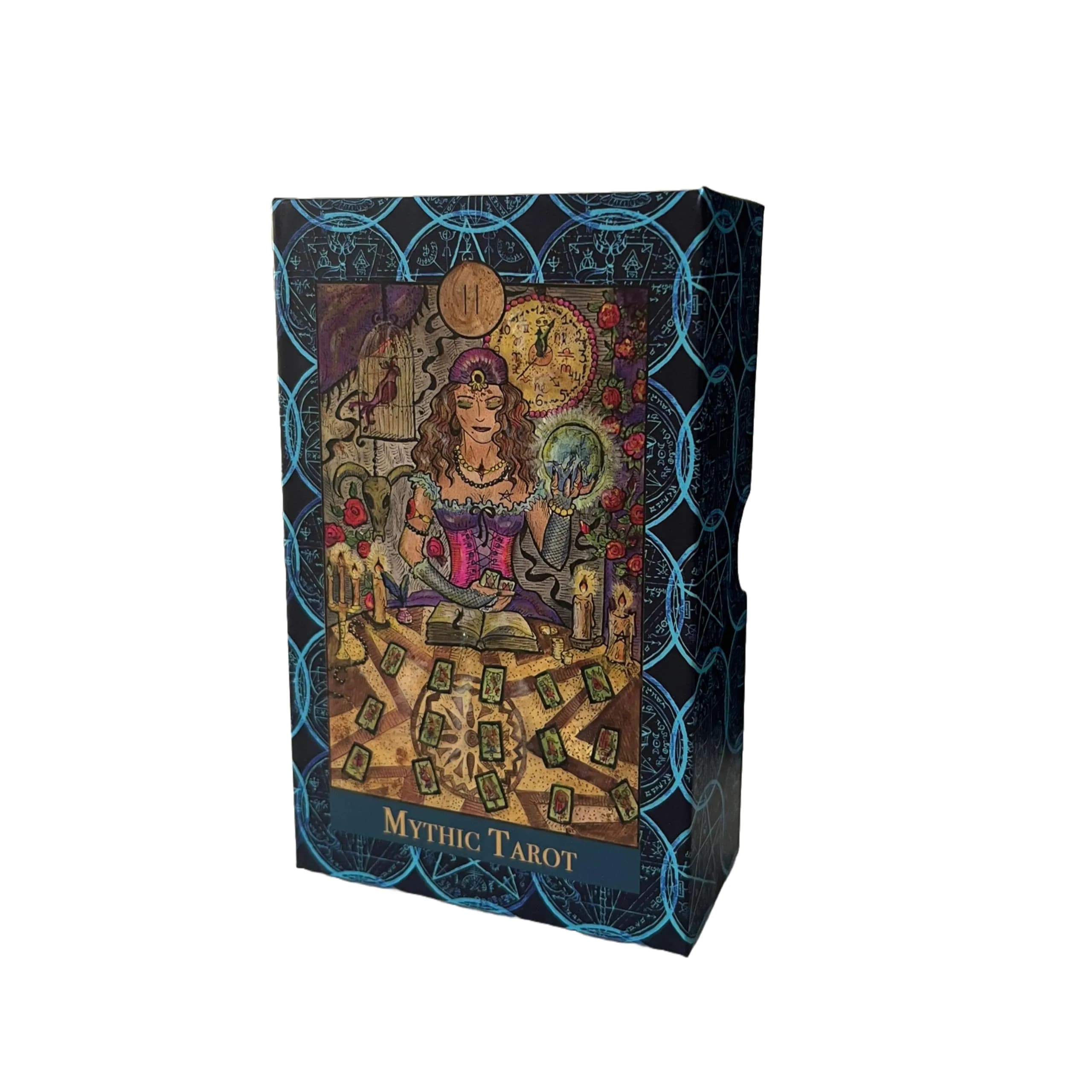 Vieux Monde Express Mythic Tarot & Guide | Full 78 Card Mythical Tarot Deck with Guidebook (4.75" x 2.75") - main product image