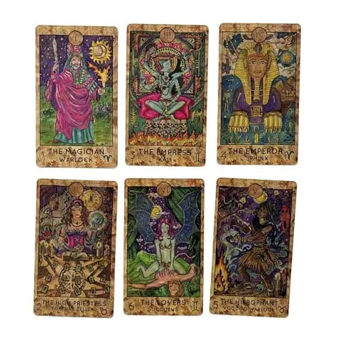 Vieux Monde Express Mythic Tarot & Guide | Full 78 Card Mythical Tarot Deck with Guidebook (4.75" x 2.75") thumbnail 5
