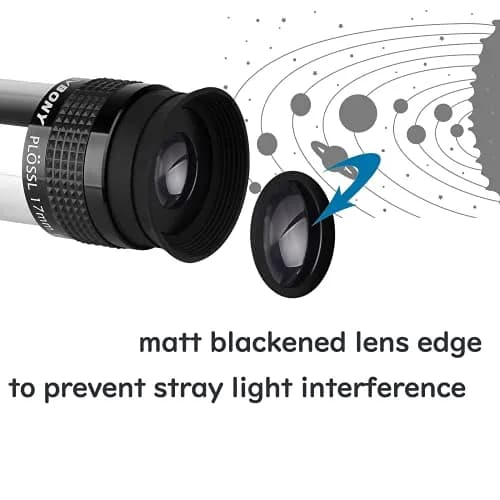 SVBONY SV131 Telescope Eyepiece 17mm | 48° Field of View, FMC Coating, 1.25" Support for Astronomy Observation thumbnail 3