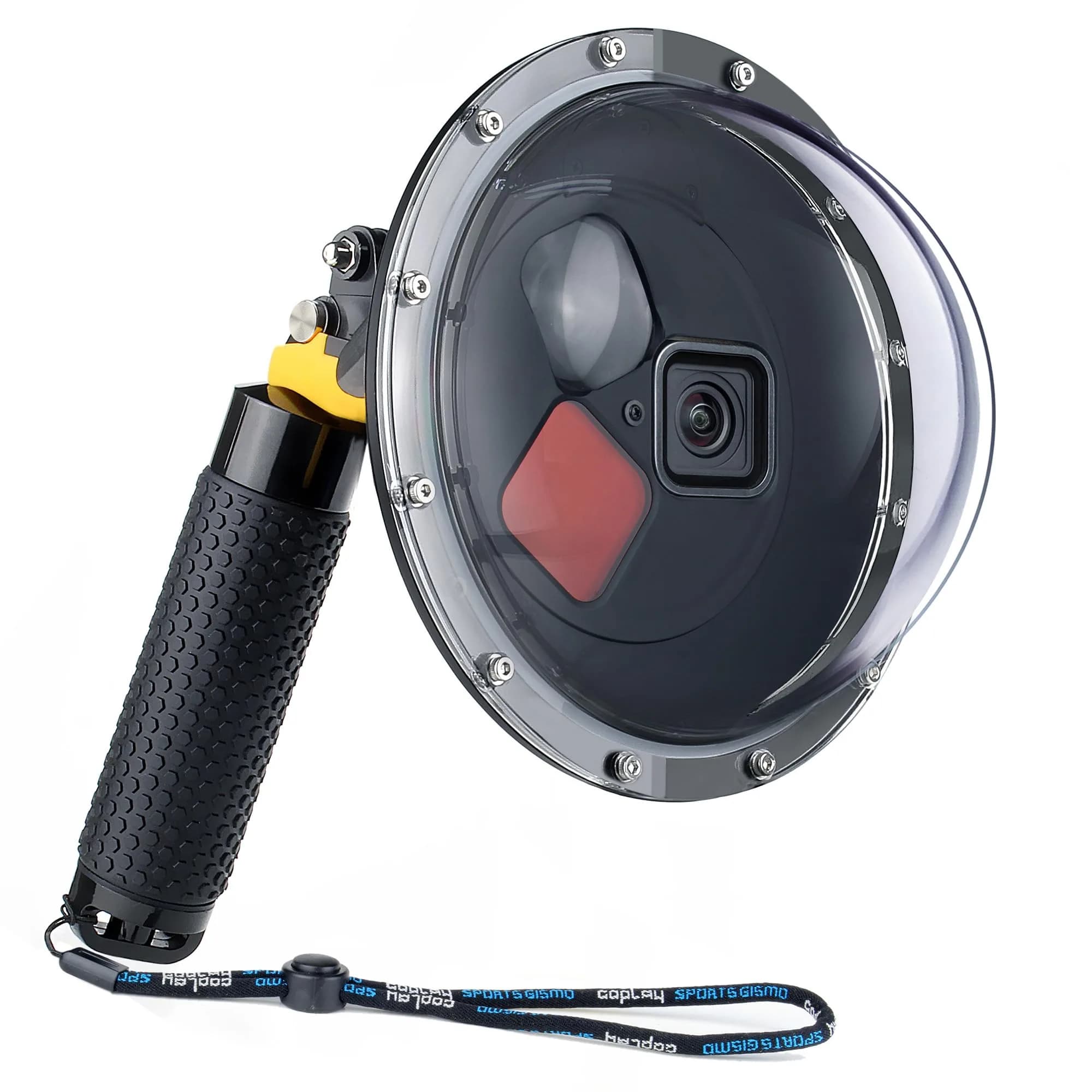 YALLSAME Waterproof Dome Port with Filters & Floating Grip for GoPro Hero 13 12 11 10 9 Black | 45m (147ft) Underwater Housing - main product image