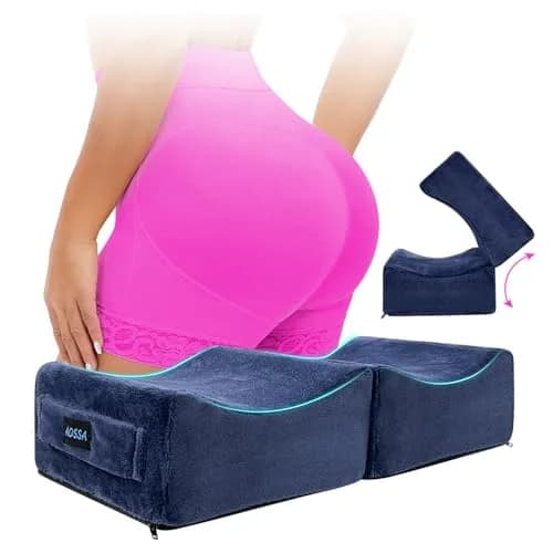 AOSSA Brazilian Butt Lift Pillow for Post-Surgery BBL Recovery | 20 cm (7.8") Foldable Foam Cushion thumbnail 1