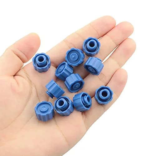 ITROLLE Blue 100PCS Syringe Luer Lock Caps | Secure Seal for Lab & Industrial Use thumbnail 4
