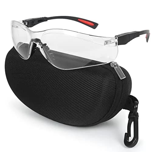 LaneTop AntiFog Shooting Glasses ANSI Z87.1 Certified Clear Lens | Impact Resistant Polycarbonate thumbnail 1