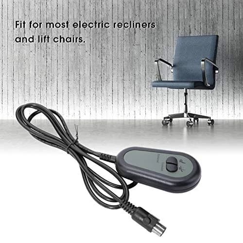 Tyenaza Recliner Chair Control 2-Button Remote with 5-Pin Connector, 1.5m (5ft) Cable | Universal Fit for Power Lift Sofas thumbnail 4