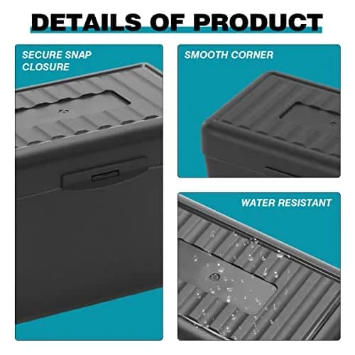H4D Index Card Holder 3x5 | Durable Plastic Organizer for Office & School Use thumbnail 5