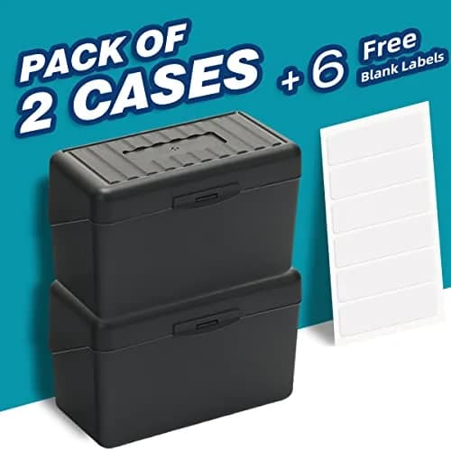 H4D Index Card Holder 3x5 | Durable Plastic Organizer for Office & School Use thumbnail 2