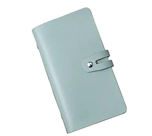 JERLA RFID Credit Card Holder book, Leather Business Card Organizer for Women Men 96 Card Slots | RFID Protected & Waterproof thumbnail 1