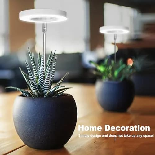 LORDEM Grow Light for Indoor Plants, Full Spectrum LED 2 Packs | Auto Timer & Dimmable Brightness thumbnail 2