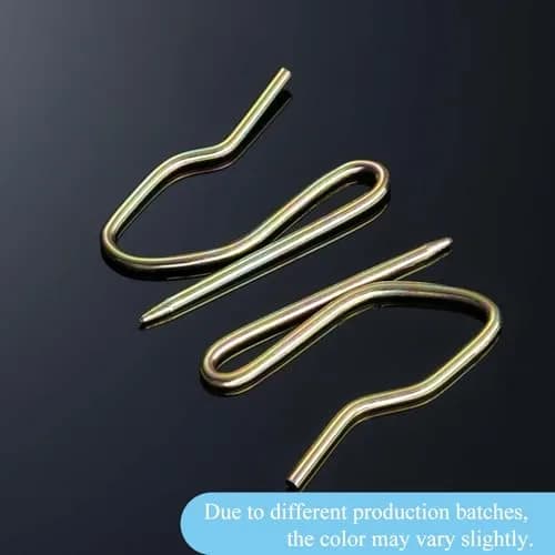 Sopito 58Pcs Metal Curtain Hooks with Sharp Pins, 3.1cm (1.2") Height, Bronze | Tool-Free Installation for Pinch-Pleat Curtains thumbnail 5