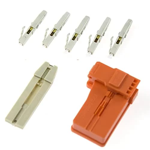 Leite LC MM Fiber Optic Connectors 10pcs | High Reliability, Reusable, Polished for Multimode Fiber thumbnail 1