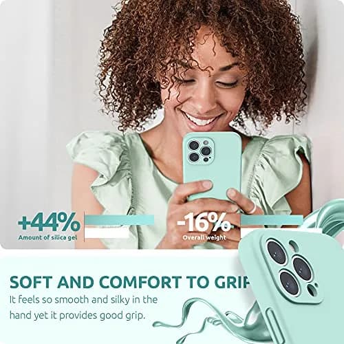 SURPHY Liquid Silicone Case for iPhone 13 Pro Max 6.7 inch | Camera & Drop Protection with Microfiber Lining thumbnail 6