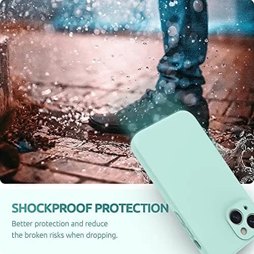 SURPHY Liquid Silicone iPhone 13 Mini Case with Screen Protector | Camera & Drop Protection thumbnail 7