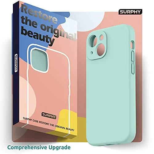 SURPHY Liquid Silicone iPhone 13 Mini Case with Screen Protector | Camera & Drop Protection thumbnail 8