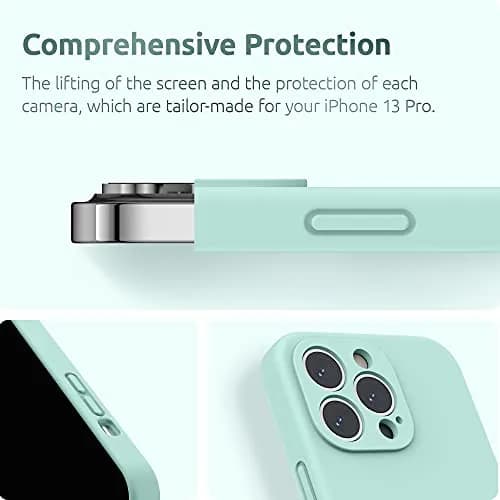 SURPHY Liquid Silicone Case for iPhone 13 Pro 6.1 inch | Camera & Screen Protection, Microfiber Lining thumbnail 4