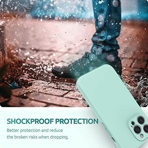 SURPHY Liquid Silicone Case for iPhone 13 Pro 6.1 inch | Camera & Screen Protection, Microfiber Lining thumbnail 7