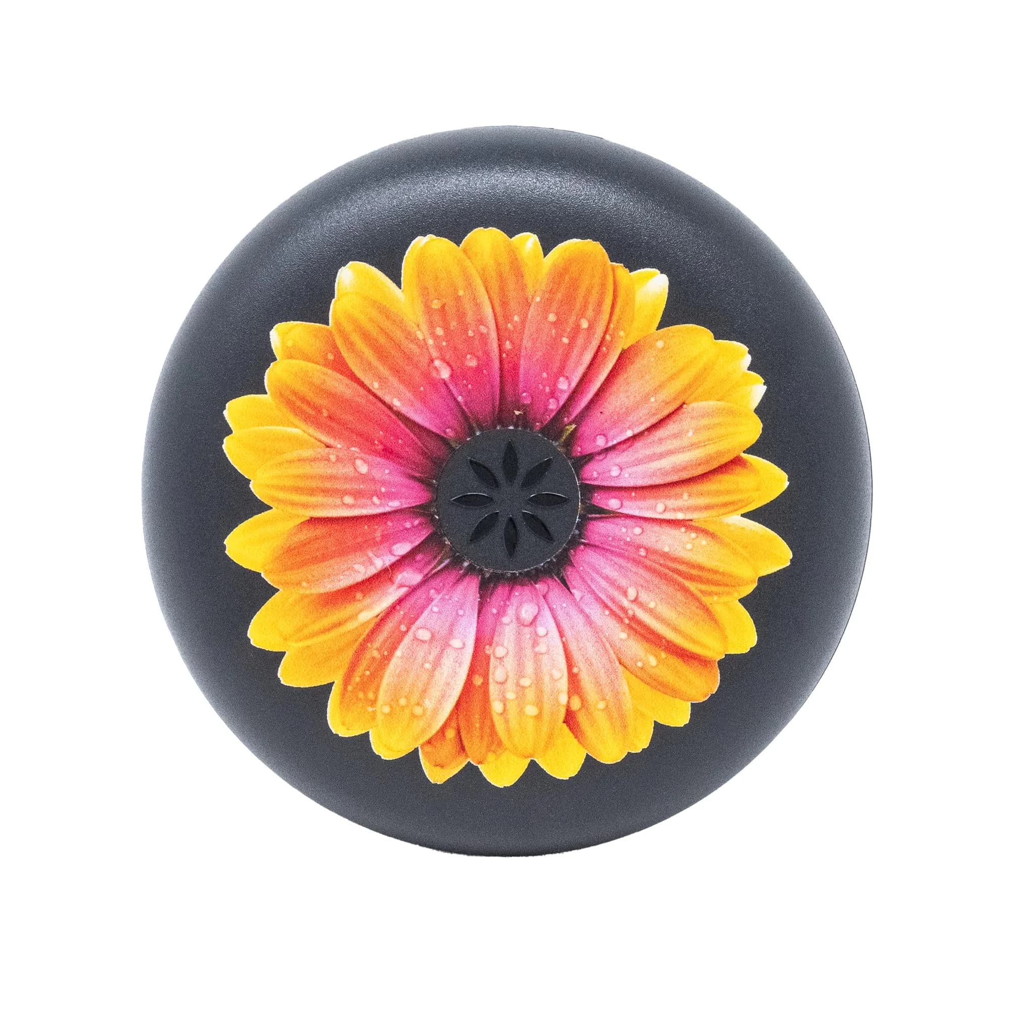 Invisalign Aligner and Retainer Case, Orange Daisy | Medical-Grade Thermoplastic, Magnetic Closure