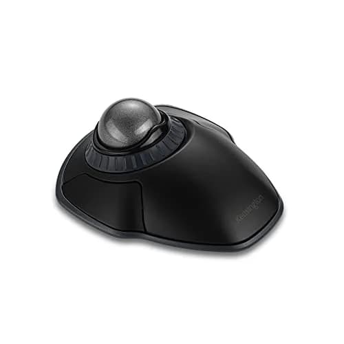 Kensington Orbit Wireless Trackball with Scroll Ring - Space Gray (K72675WW), Black/Grey | 1600 DPI Ergonomic Trackball Mouse thumbnail 1