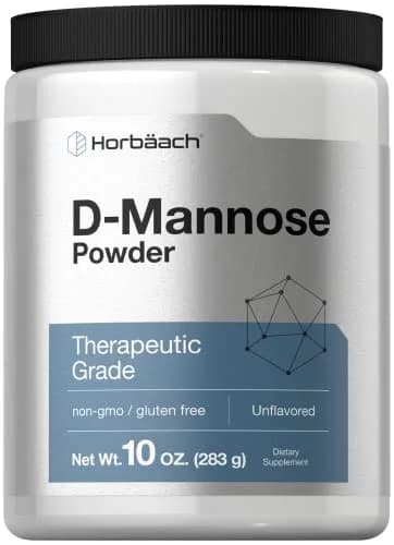 Horbäach D-Mannose Powder 10 Oz Supplement for Women and Men | Gluten-Free, Vegetarian, Non-GMO thumbnail 1