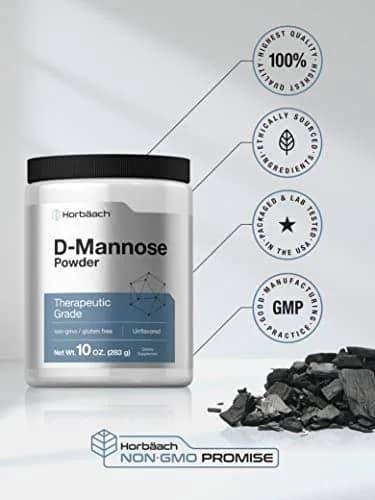 Horbäach D-Mannose Powder 10 Oz Supplement for Women and Men | Gluten-Free, Vegetarian, Non-GMO thumbnail 5