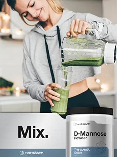 Horbäach D-Mannose Powder 10 Oz Supplement for Women and Men | Gluten-Free, Vegetarian, Non-GMO thumbnail 6