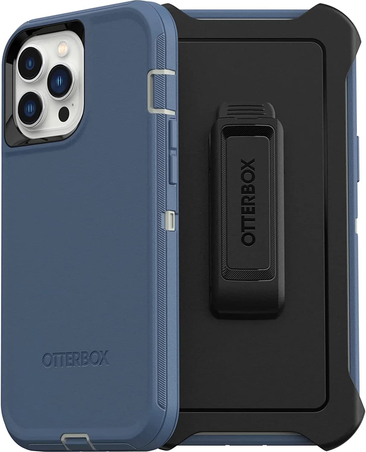 OtterBox Defender Series Case for iPhone 13 Pro Max & 12 Pro Max - Hunter Green | Rugged & Durable — Blue