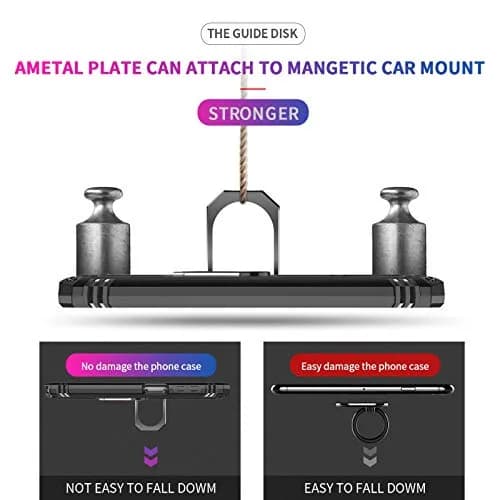 LeYi for Moto G Stylus 2021 Case 4G | Heavy Duty Shockproof & Stand Black thumbnail 6