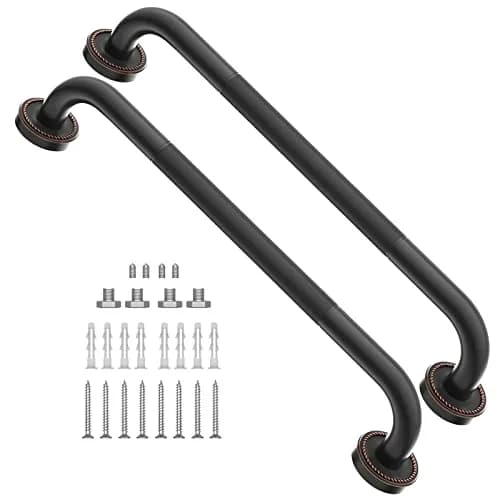 ZUEXT 20 Inch Oil Rubbed Black Bronze Shower Grab Bar | Anti Slip, 500 lbs Support thumbnail 1